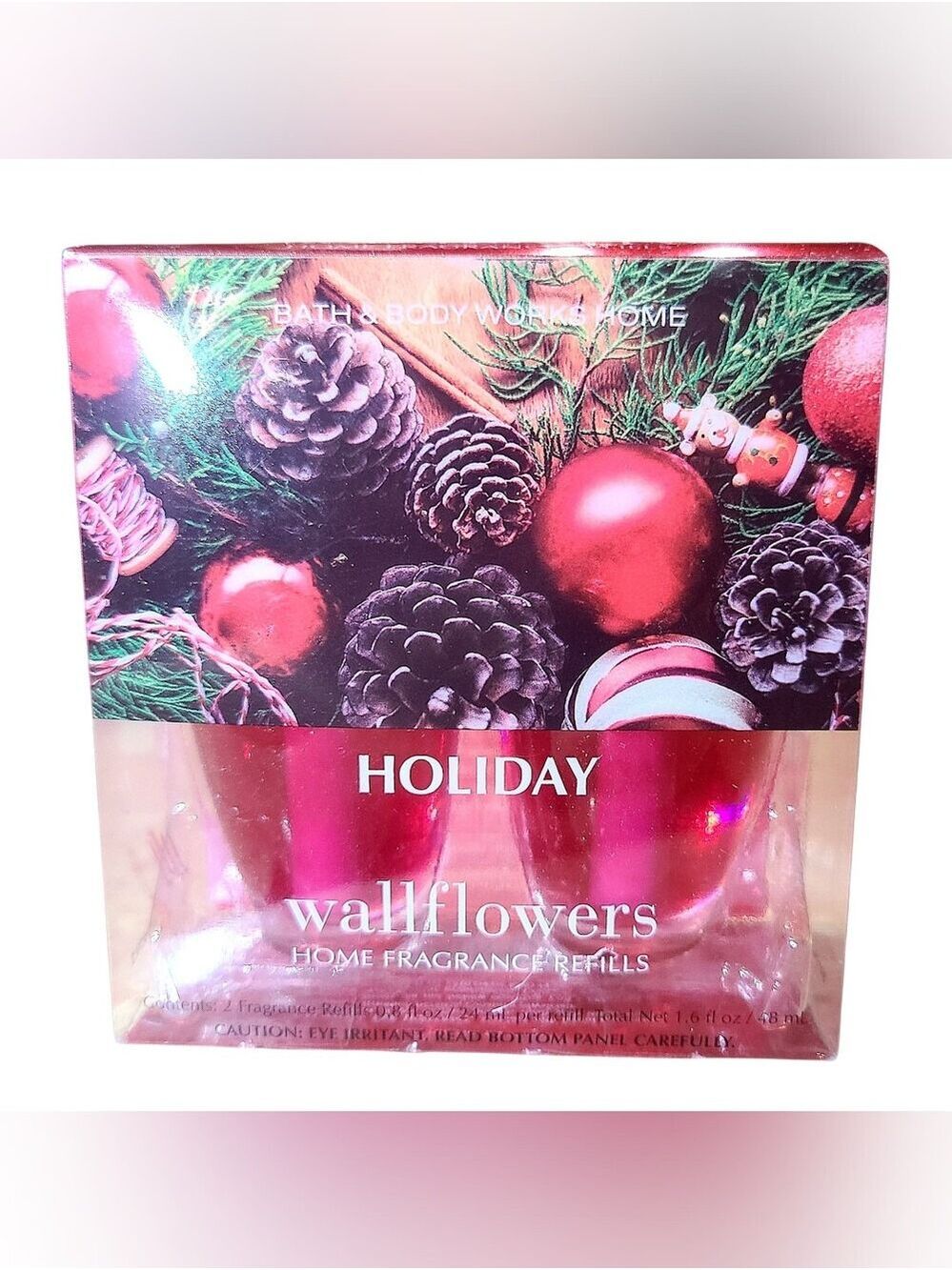 HOLIDAY WALLFLOWER HOME FRAGRANCE REFILLS 2-PACK BY BATH & BODY WORKS